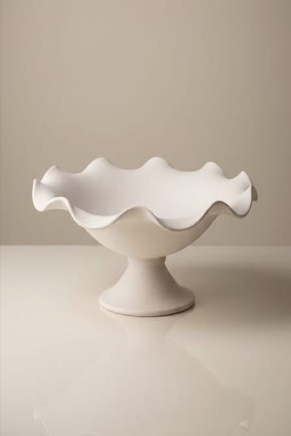  Seramik Bisküviler 25 cm Çapında Sunumluk Seramik Bisküvi