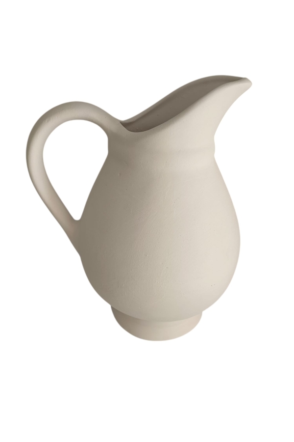  Çini Seramik Boyaları  Seramik Sürahi 20 cm Bisküvi Ürün