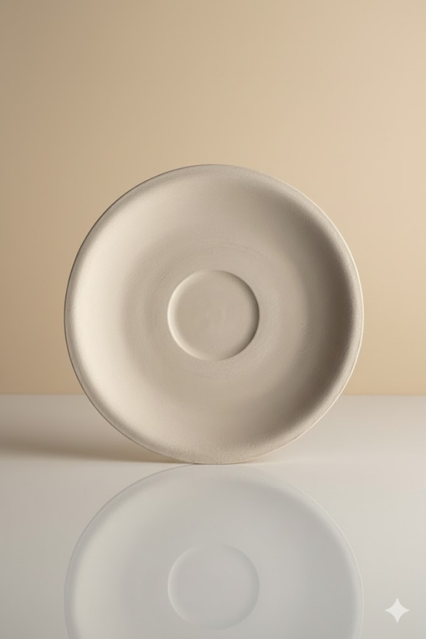 11cm Fincan Tabağı Seramik Bisküvi-