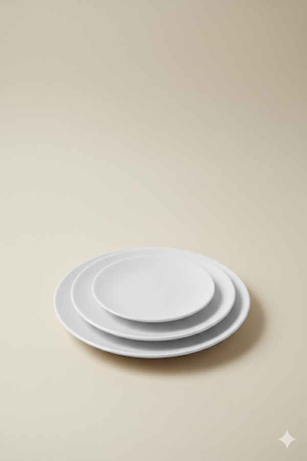  Seramik Çamurlar Mertaban Tabak - Çini Bisküvi -40 cm