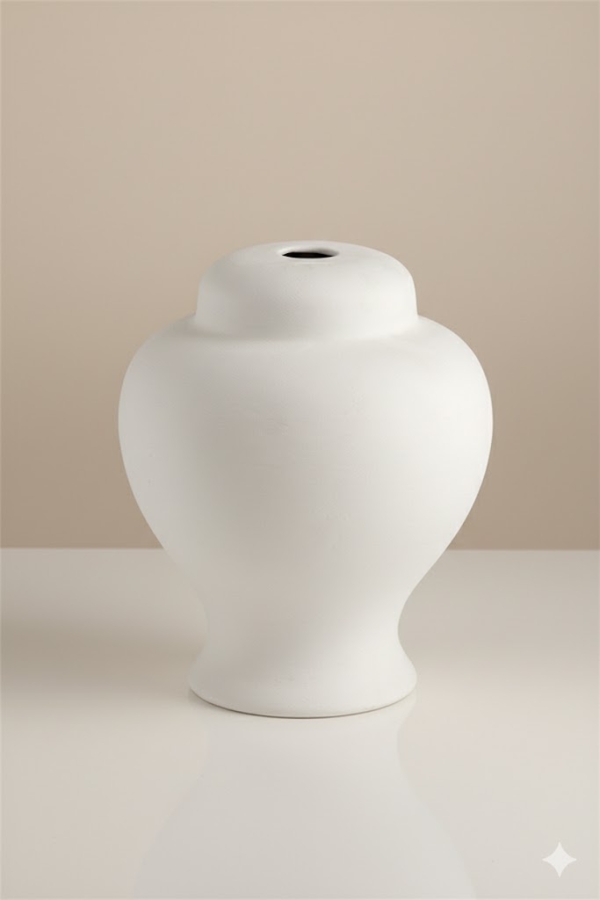 Abajur Seramik Bisküvi 