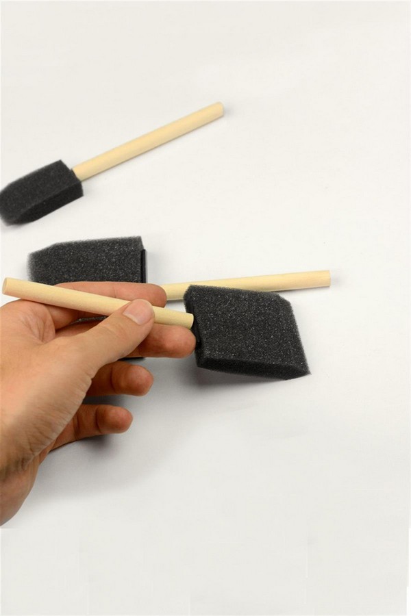  Ahşap Saplı Siyah Sünger Set 3lü-