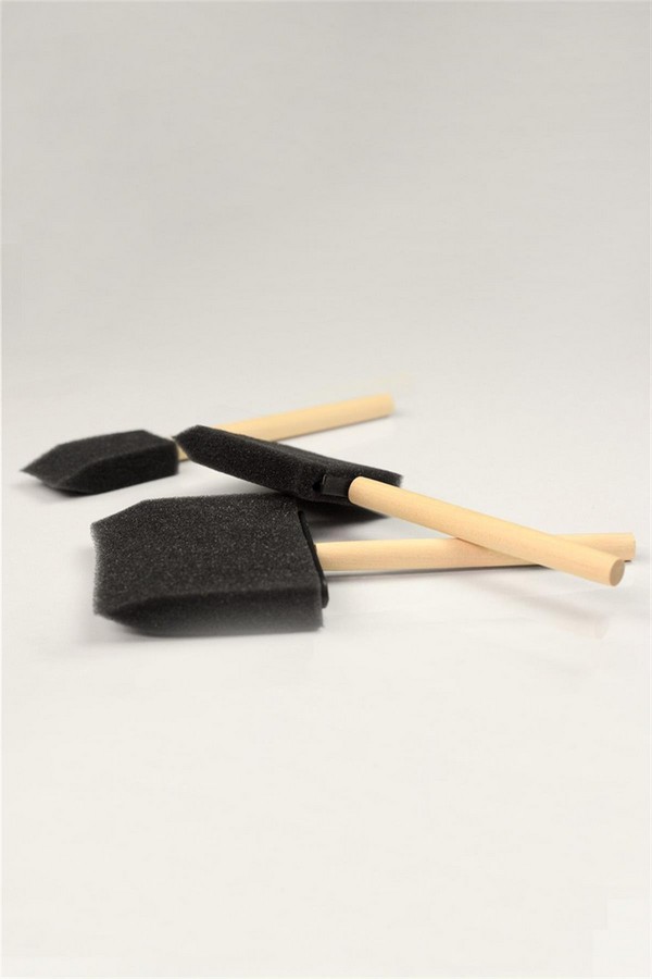 Ahşap Saplı Siyah Sünger Set 3lü-