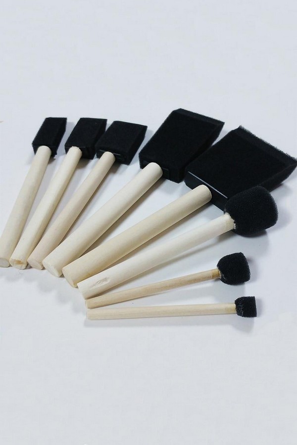 Ahşap Saplı Sünger Set-