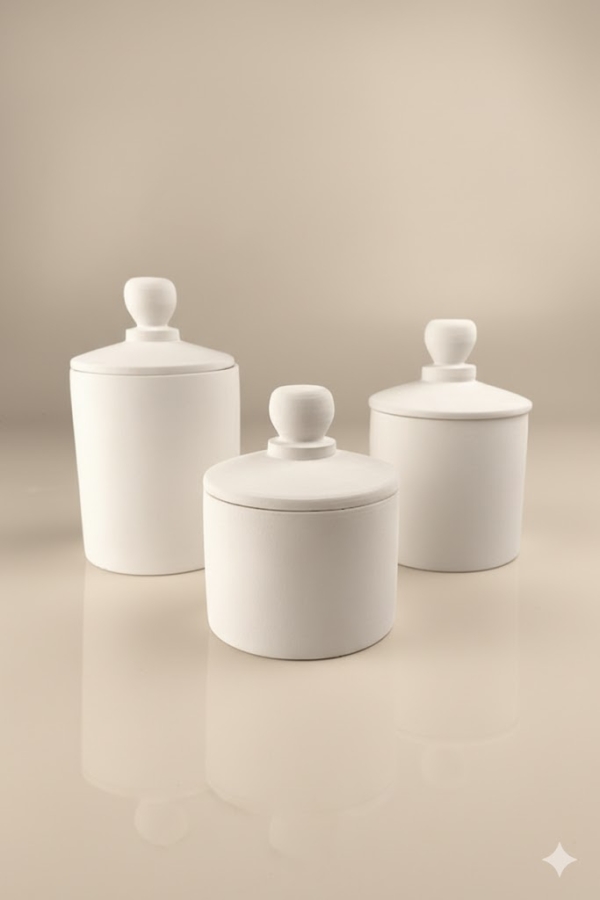 Baharatlık Set Üçlü Seramik Bisküvi