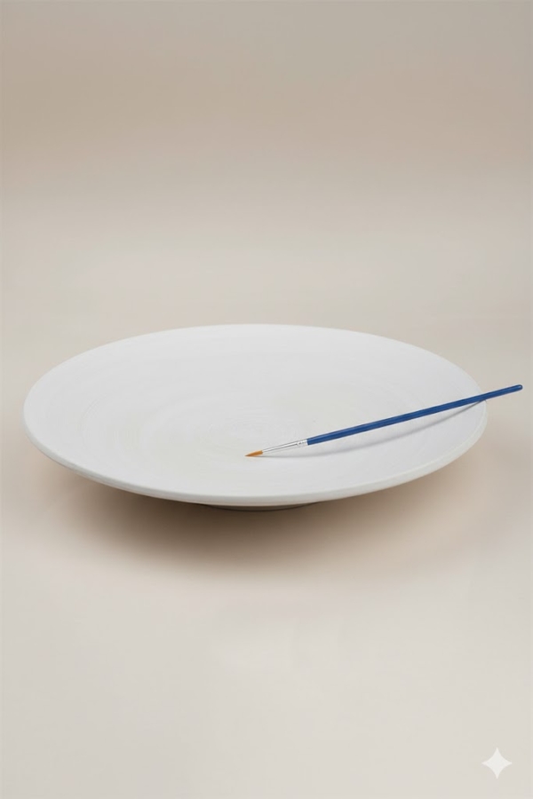  Çukur Tabak - Bisküvi-Seramik 30 cm