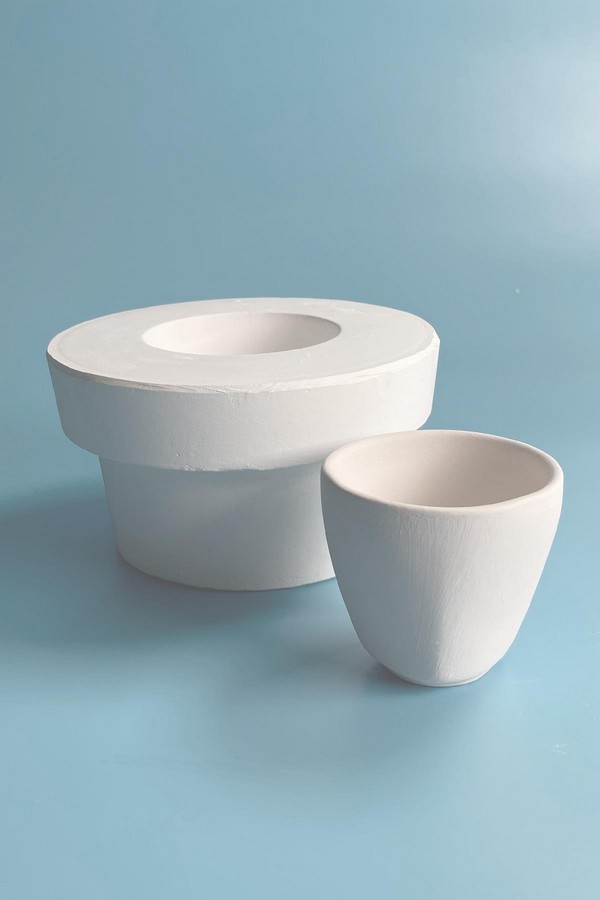 Espresso Mug Alçı Kalıp-