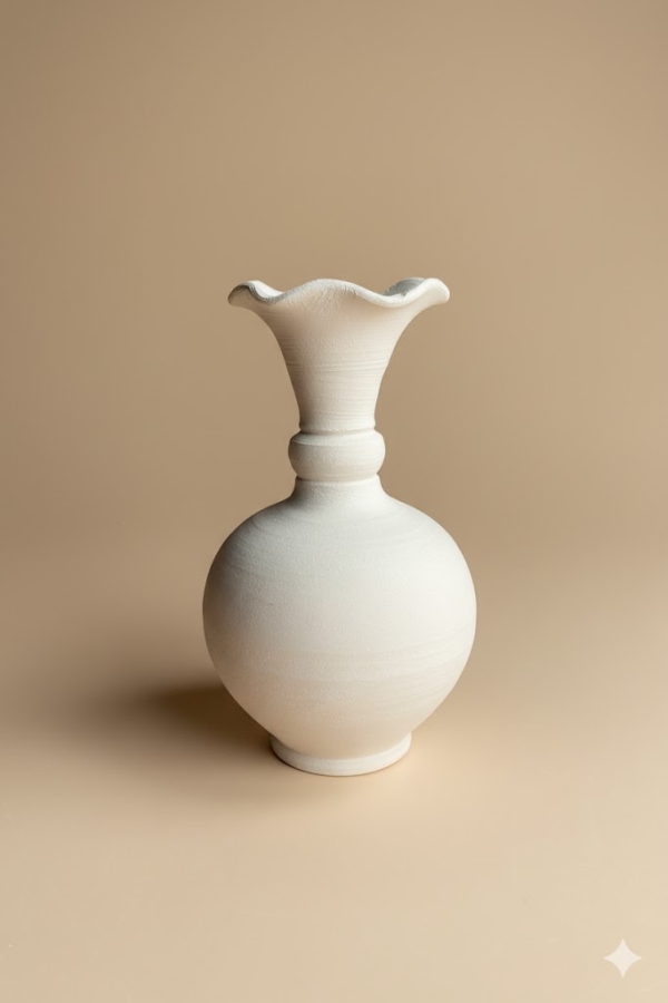 Gözyaşı Marul Vazo - Bisküvi-20 CM