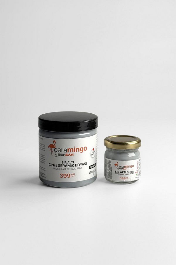  Hazır Çini ve Seramik Boyası 399 Gri-40 ML