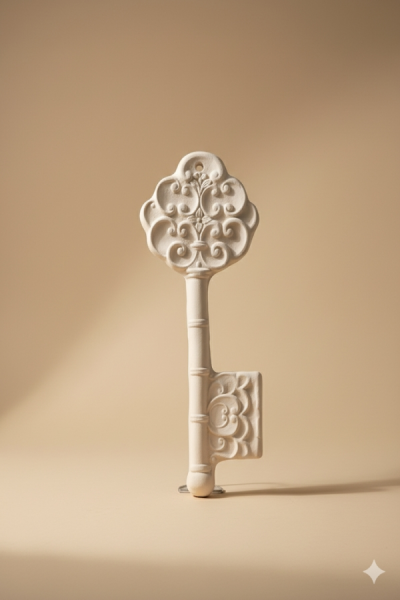 Anahtar 40 cm Seramik Bisküvi