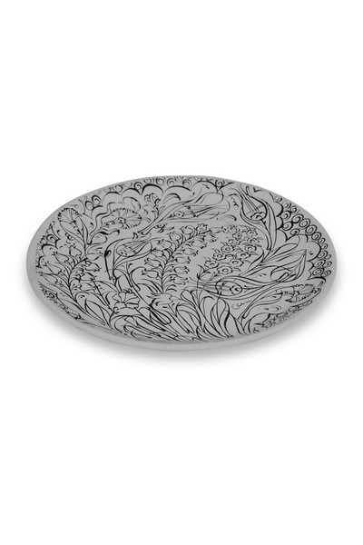 Mertaban Tabak - Kontürlü Desenli-30 CM