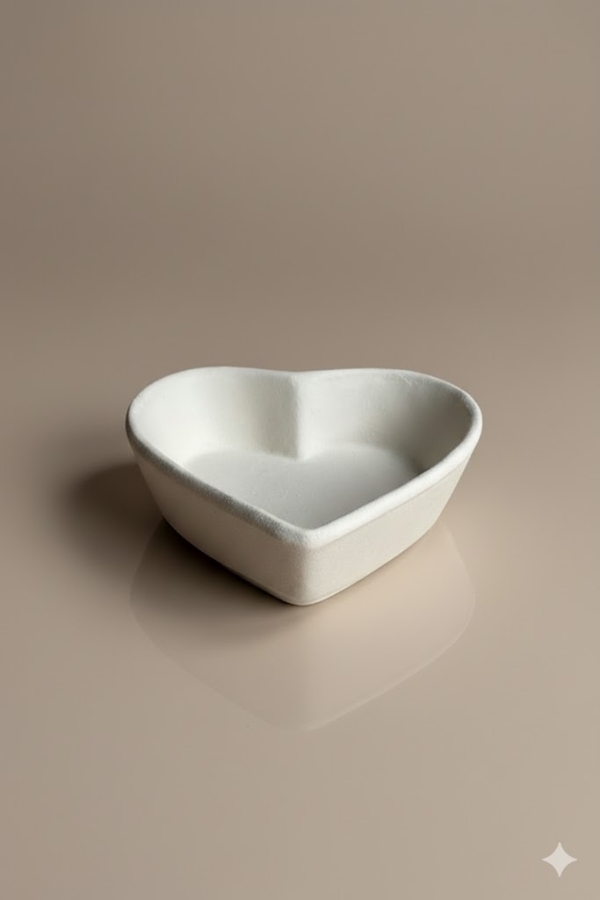 Kalp Çerezlik - Seramik Bisküvi-