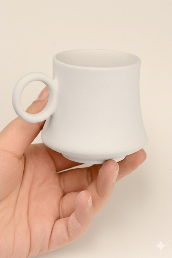 Kazan Çay Fincanı Seramik Bisküvi-8'li Koli