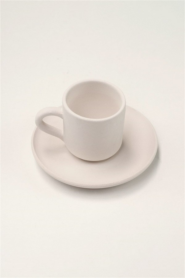  Klasik Kahve Fincanı Seramik Bisküvi-2'lı Set 30 kutu