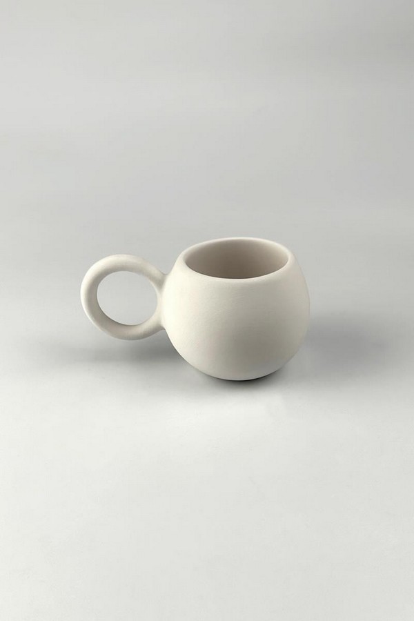  Nida Nescafe Fincanı Seramik Bisküvi-