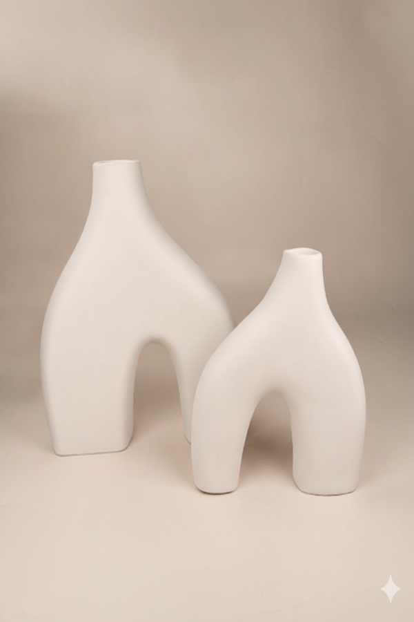  Nolina Vazo Seramik Bisküvi-KÜÇÜK