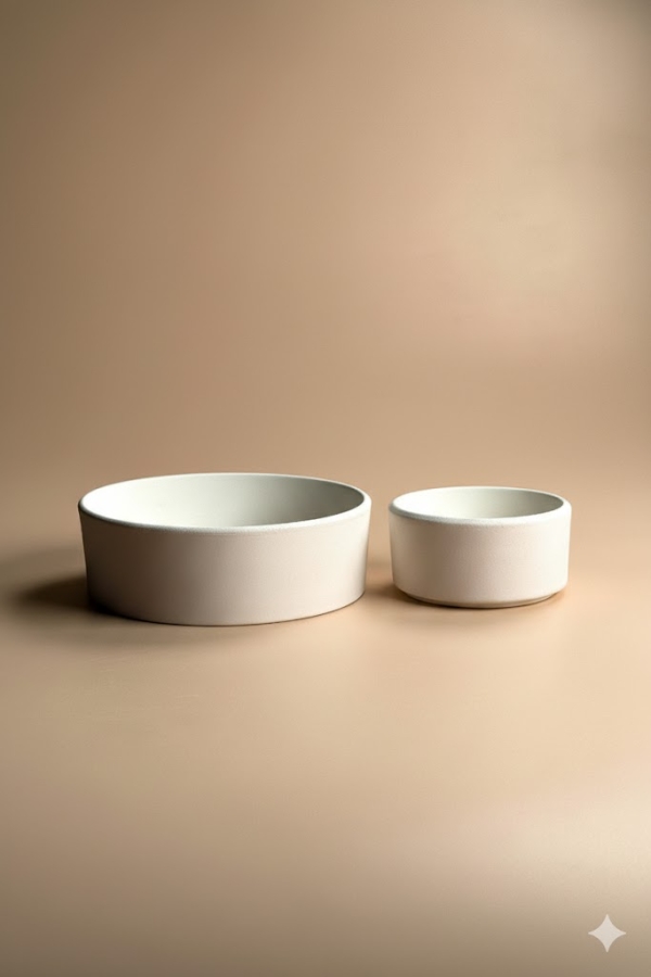 Silindir Kase Seramik Bisküvi-KÜÇÜK