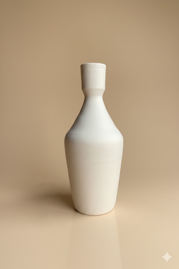  Şişe Vazo - Seramik Bisküvi-BÜYÜK