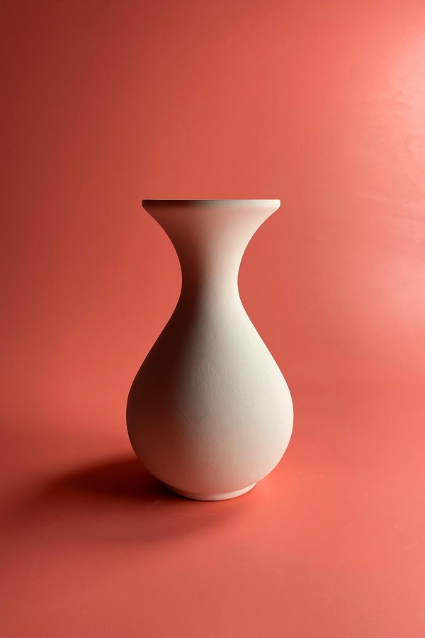 Sirtaki tabağı  Sümbül Vazo Ayaksız Seramik Bisküvi-10 CM