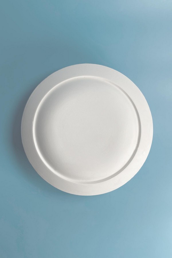  Tabak Kalıbı - Alçı Kalıp-18 cm