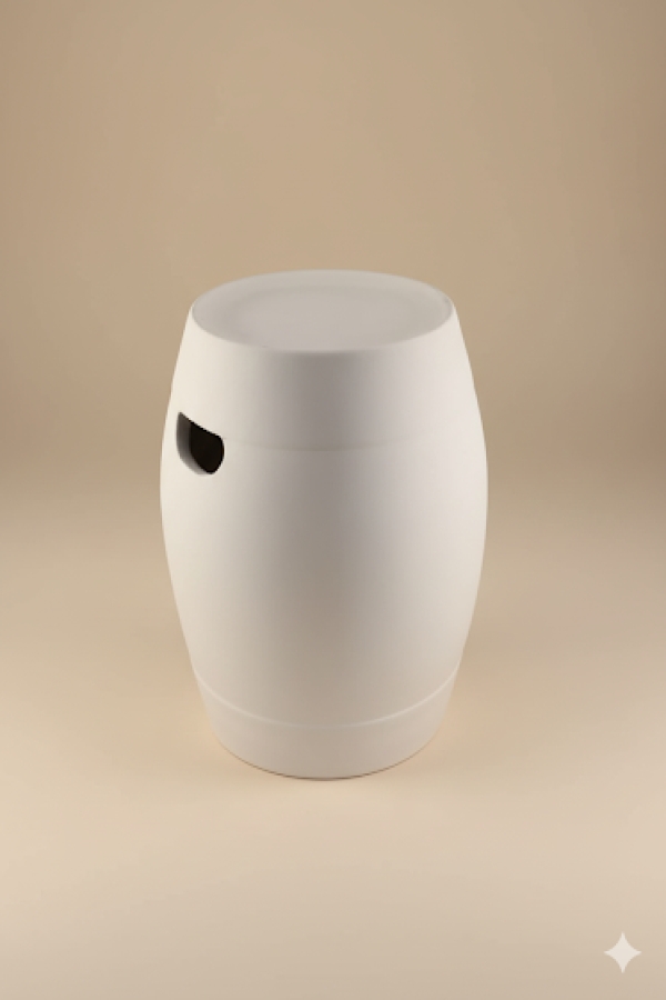  Tabure - Seramik Bisküvi 40 cm