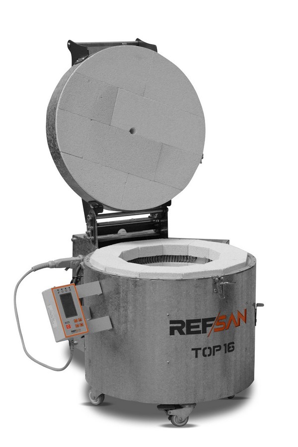  TOP 16 Üstten Kapaklı Fırın-1200°C