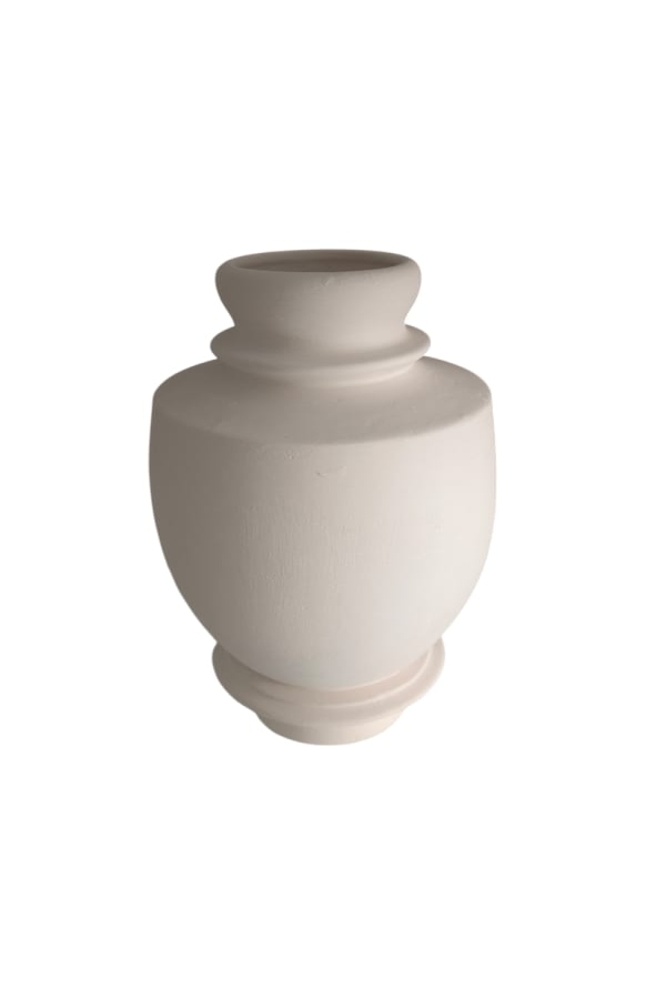  Zeu 03  Abajur 35 cm - Seramik Bisküvi